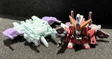 BANDAI Gashapon Figure SD GUNDAM FULL COLOR C INFINITE JUSTICE Gundam + METEOR