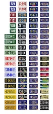 1/18 scale model car assorted USA Delaware license plates state tags 1:18