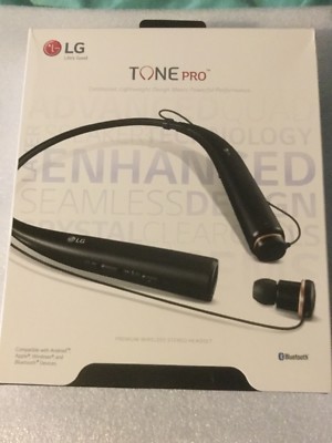 LG TONE PRO HBS780 Premium Bluetooth Wireless Stereo Headset-Black new open box 