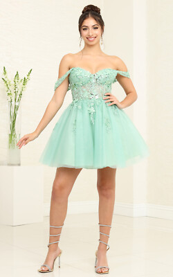 sachin and babi light blue dress Exquisite Square Neck Sleeveless Appliques Mini Homecoming Dresses