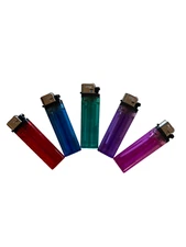 Classic Lighter Disposable Cigarette Lighters, Candle Lighter, BBQ  - 5 Pack