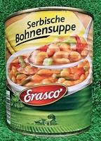 (4,93€/L) Erasco Serbische Bohnensuppe Fertiggericht Konservensuppe 750Ml Dose