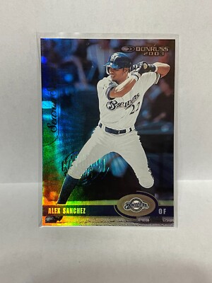 2003 Donruss Stat Line ''National Atlantic City'' embossed ALEX SANCHEZ #d 1/1