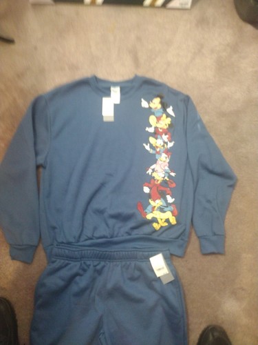 Disney Mickey And Friends Sweats Top And Bottom Size Xs-top Med-pants - Picture 3 of 9