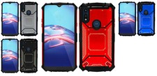 Tempered Glass / Metal Jacket Cover Case For Motorola Moto E XT2052DL 2020 /E7
