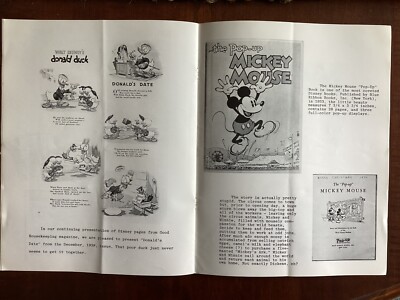 MICKEY'S MONTHLY - August 1978 - UNAUTHORIZED MICKEY MOUSE FANZINE