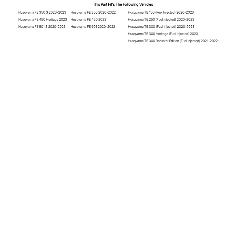 Kit completo de plástico Acerbis negro para Husqvarna TE 300i Rockstar Edition 2021-2022 Foto 2 de 2