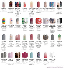 Jamberry LACQUER strips- FULL package -- Varies Styles Great Selection!