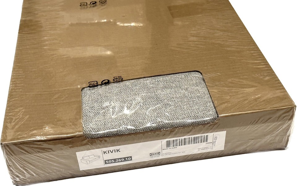 Ikea KIVIK 2Seat Loveseat Cover Tibbleby Beige Gray 505.269.10 New