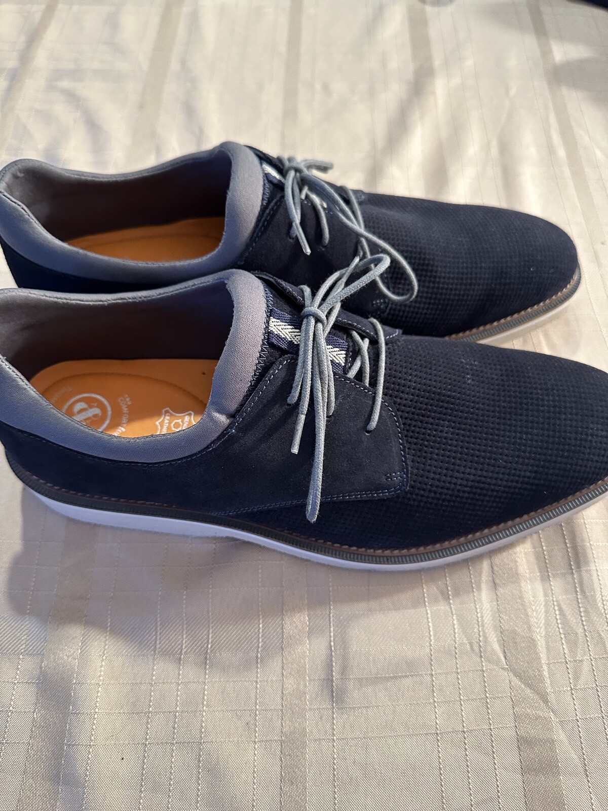 SAOLA Derby con lacci da uomo Thomas & Vine Navy Desmond taglia 13