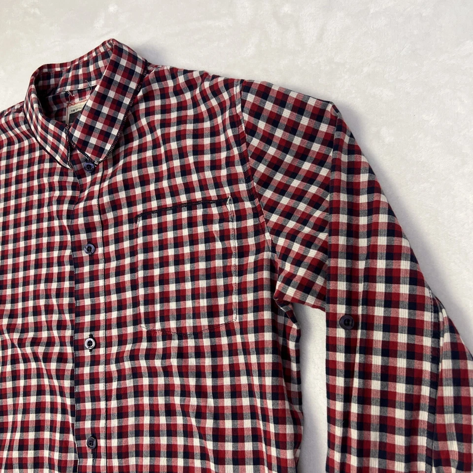 Altamont Button Up Shirt Men’s Size Medium Red Check Skateboarding - Image 3 of 4