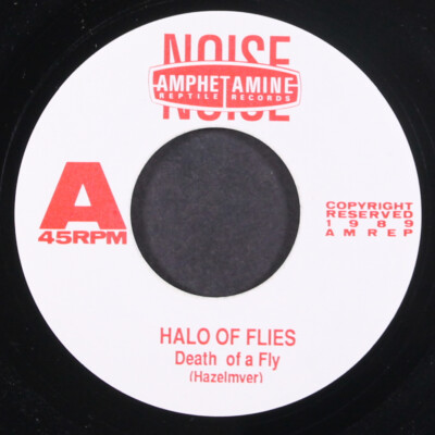 HALO OF FLIES: death of a fly AMPHETAMINE REPTILE 7'' Single 45 RPM