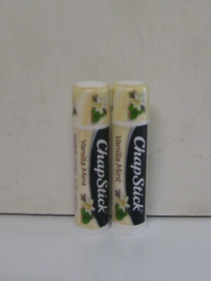 CHAPSTICK vanilla mint 2 each, brand new