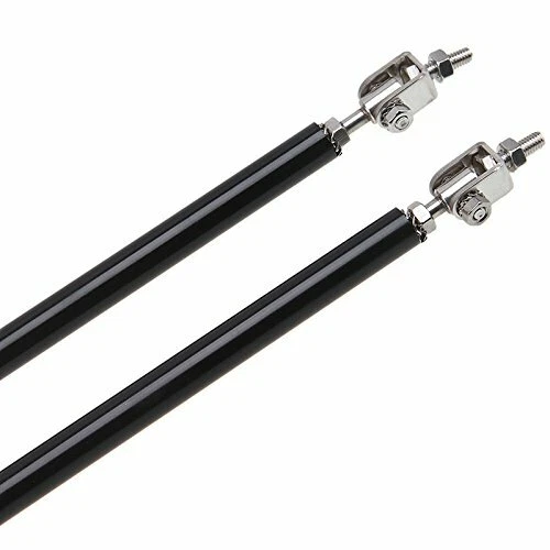 Barra estabilizadora de barra ajustable de 8"-11" parachoques difusor de labios puntal divisor para BMW Foto 4 de 4