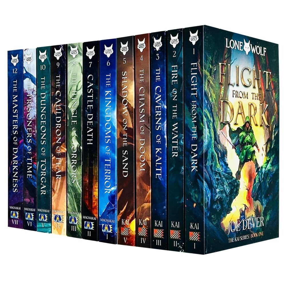 Lone Wolf Series Books 1-12 Collection Set By Joe Dever Flight from the Dark