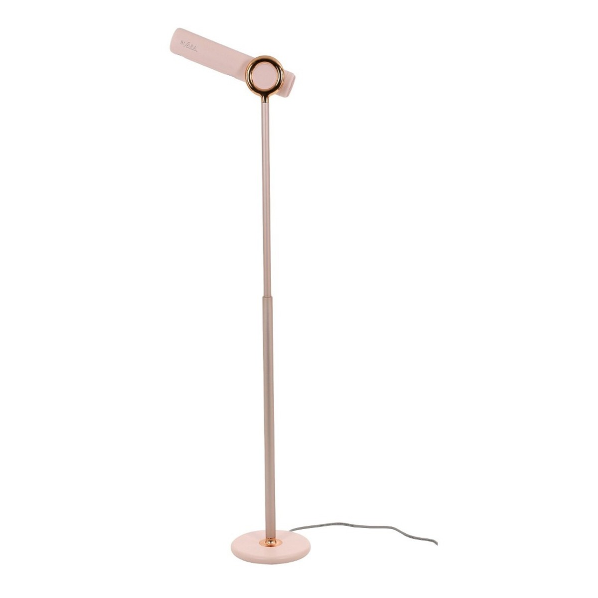 BISARA Hands Free Stand Hair Dryer Rose Pink with Magnetic Remote