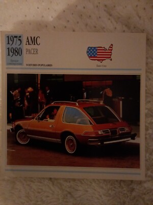 AUTO STECKKARTE AMC PACER 1975-1980