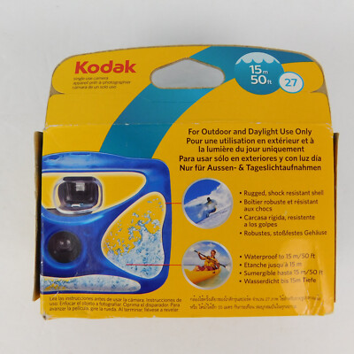 Kodak Sport トイカメラ(フィルム) Kodak Sport Single Use Film Camera Waterproof 15M 50Ft Expired 2
