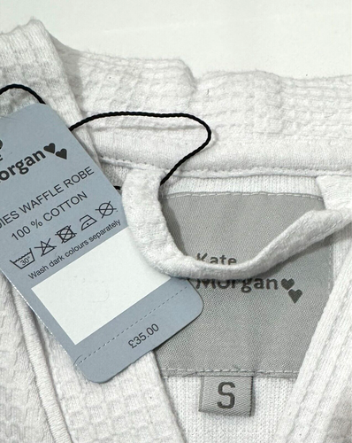 Womens Stylish Kate Morgan Gown Robe Hotel Style Lightweight Size S RRP £35 NWT - Picture 3 of 3