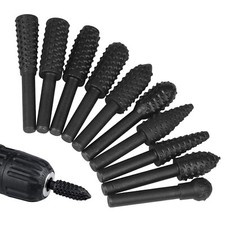 10 PUNTE FRESE in METALLO DURO Gambo 6 mm PROFESSIONALI Intagliare legno fresa