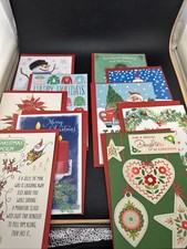 Lot Of 10 Hallmark Christmas Cards   Lot 38