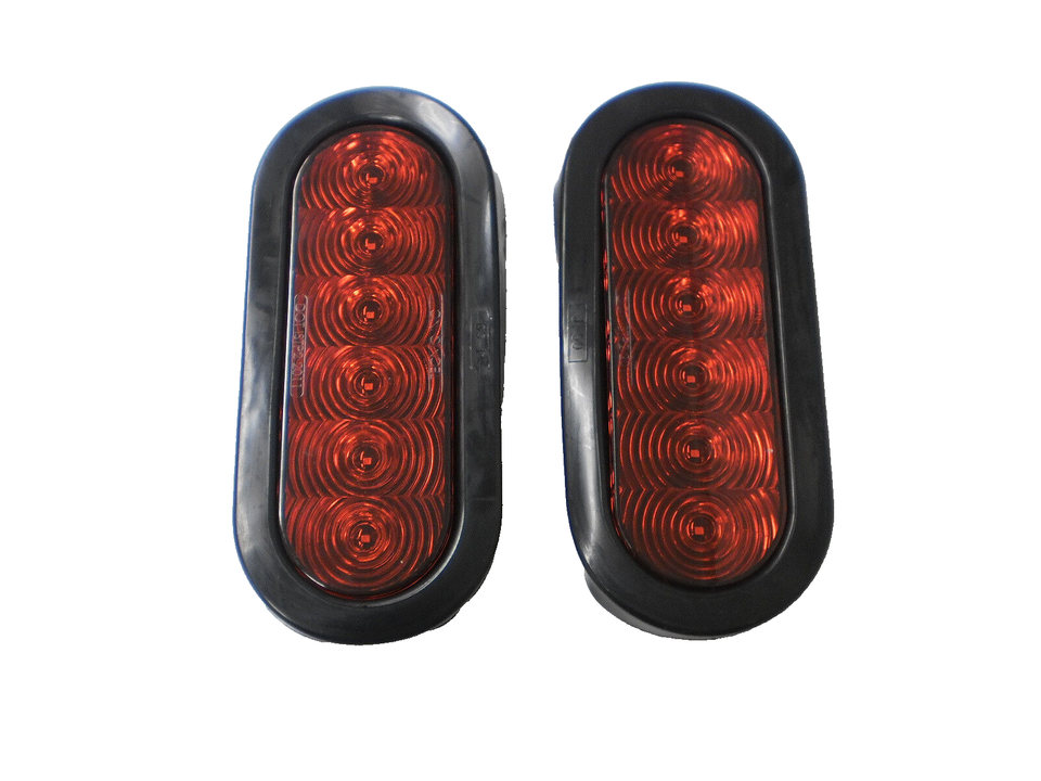 6" Oval Reverse 6 LED White Grommet Mount Clear Le - Austin Hardware & Supply - Foto 2