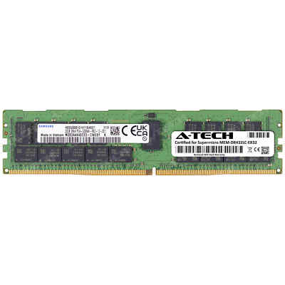 M393A4K40EB3-CWE Samsung 32GB PC4-25600 DDR4-3200MHz ECC Dual Rank