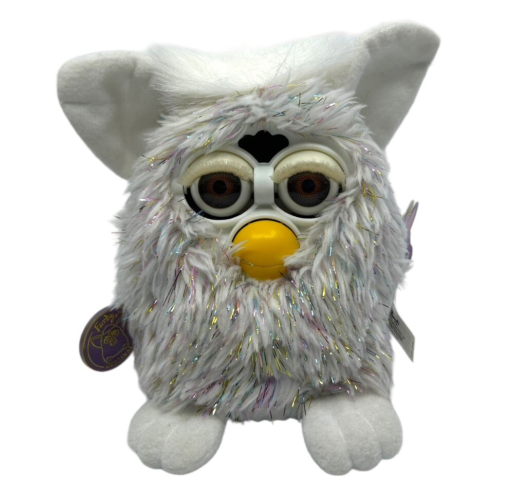 Champagne Furby Tiger Electronics Glitter Sparkle Brown Eyes 70