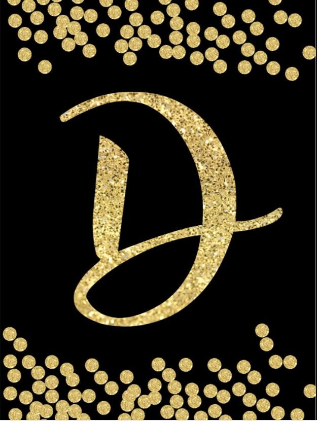 Happy Birthday Gold and Black Instant Printable banner Full alphabet ...