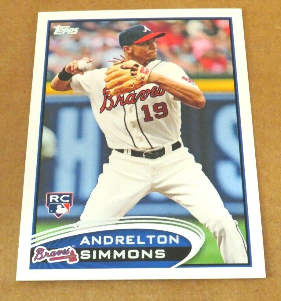 Andrelton Simmons RC Atlanta Braves 2012 Topps Update Series Card Number US232