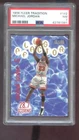 1998-99 Fleer Tradition #142 Michael Jordan Plus Factor PSA 7 Graded Card NBA 98