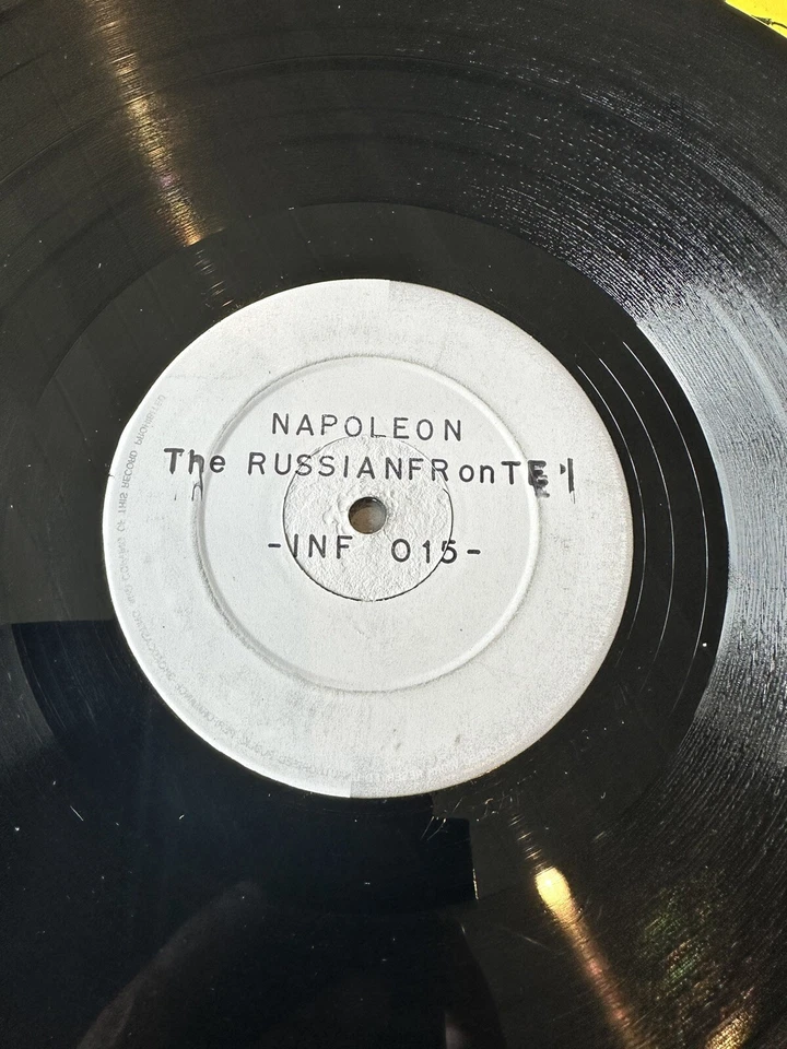 Napoleon - The Russian Front EP 12” EX TESTED VINYL EX DIE CUT SLEEVE PROMO - Image 4 of 4