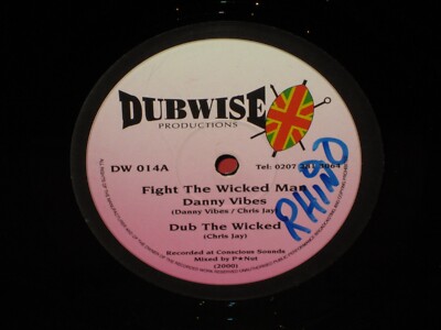 Danny Vibes / Debaura Star   Fight The Wicked Man / Holy Communion 10'' Vinyl VG+