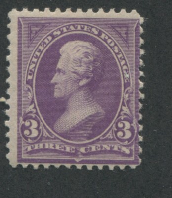 1894 US Stamp #253 3c Mint Hinged Fine Original Gum Catalogue