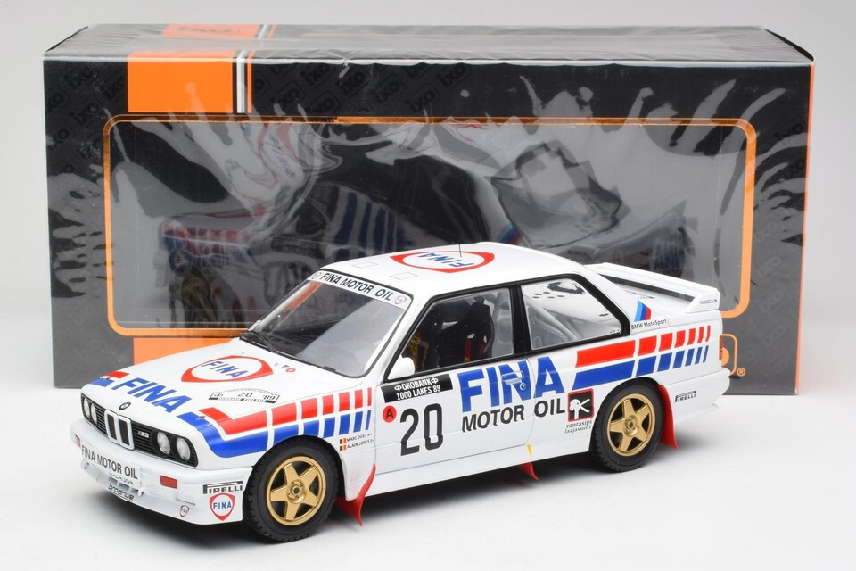 BMW E30 M3 #20 M.Duez / A.Lopes Rallye des 1000 lakes 1989 au 1/18