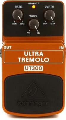 Behringer ULTRA TREMOLO UT300 Classic Tremolo Effektpedal, Orange Best Uk...