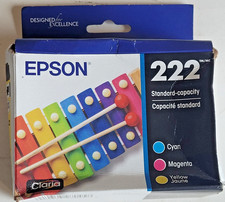 Epson 222 Claria Ink Standard Capacity Black  Color Cartridge Combo Pack