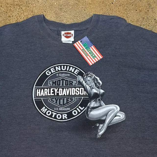 Vintage Harley-Davidson Big Size Short Sleeve T-Shirt USA