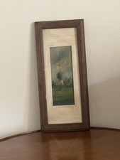 Ermes Violi-Paesaggio-Olio su tavoletta