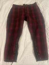 1950  s Woolrich Pants Mens Size 40 Plaid 100 Wool Hunting SEE MEASUREMENTS