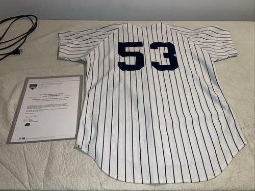 Game Used Issued Glenn Sherlock Yankees 1995 Jersey Mlb Coach Russell Diamond