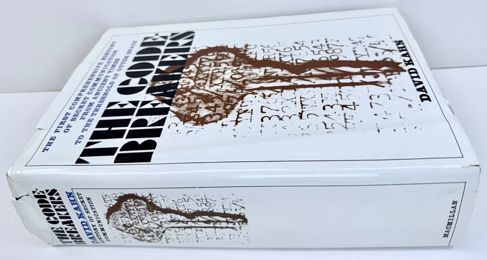 The Code Breakers by David Kahn Hardcover Cryptography History - Image 3 of 4