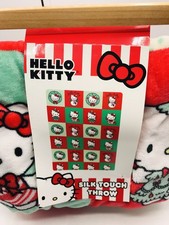 NEW 2024 Hello Kitty Christmas Holiday Hugs Silk Touch Throw Blanket 50 x70"