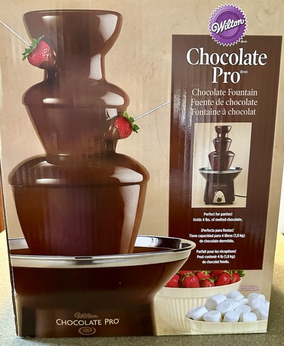 Wilton Chocolate Fountain Pro 3-Tier, 4lb Capacity, Electric, Brown