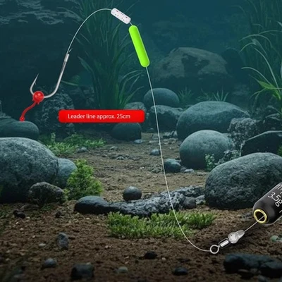 Drop Shot Rig 16tlg Set S��?wasser Angelvorfach 25cm zum Karpfenangeln - Bild 1 von 4