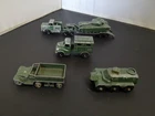 MATCHBOX LESNEY LOT OF FIVE MILITARY MODELS INC AUSTIN MK 2 RADIO TRUCK--Y306