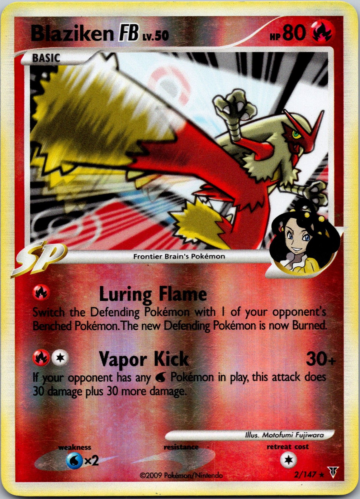 Blaziken FB 2 Supreme Victors Reverse Holo LP Pokemon TCG