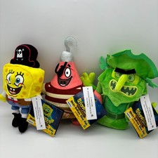 SpongeBob Squarepants Patrick Flying Dutchman Bikini Bottom Glow Pals Plush Set