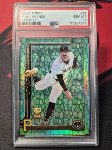 2025 Topps Holiday Paul Skenes #98