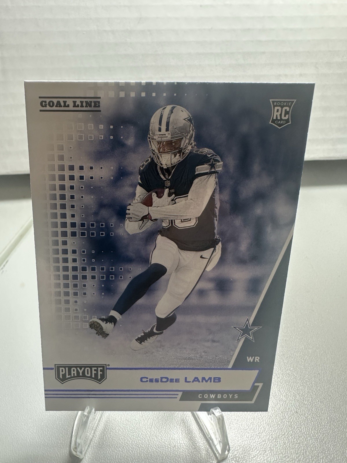 2020 Panini Playoff Blue Goaline CeeDee Lamb RC #207 Color Match